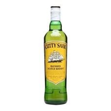 CUTTY SARK WHISKY 43% ALCOHOL 750 ml.